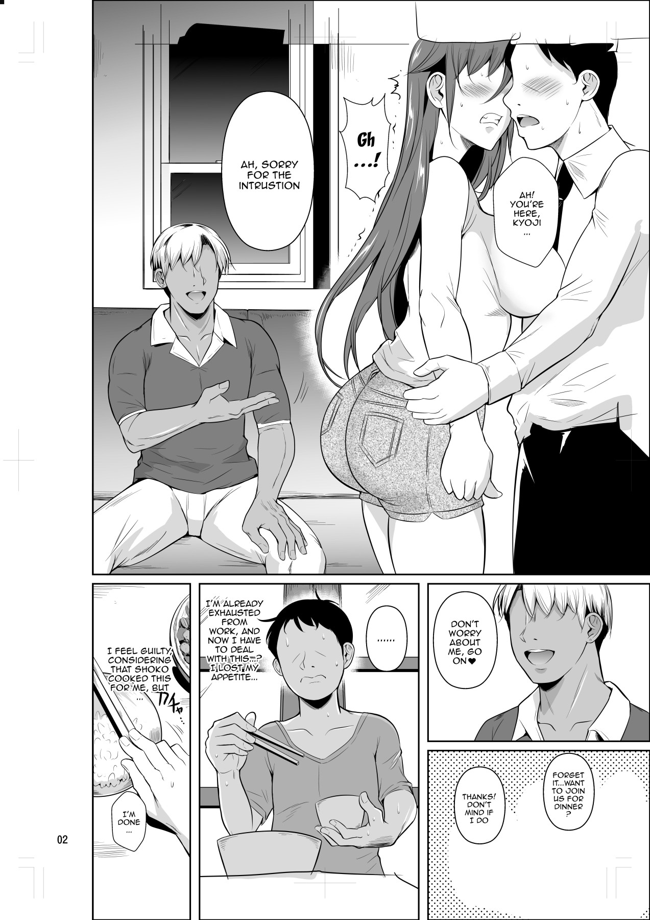 Hentai Manga Comic-Wife's Holes 3: The Fall of a Young Ex-Yankee Wife II-Read-3